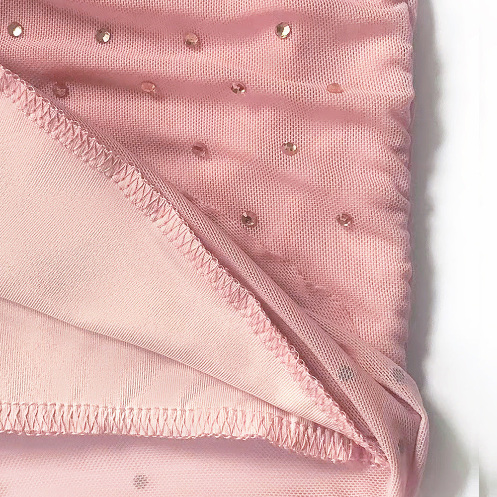 Starlight Ruched Long Sleeves Mini Dress