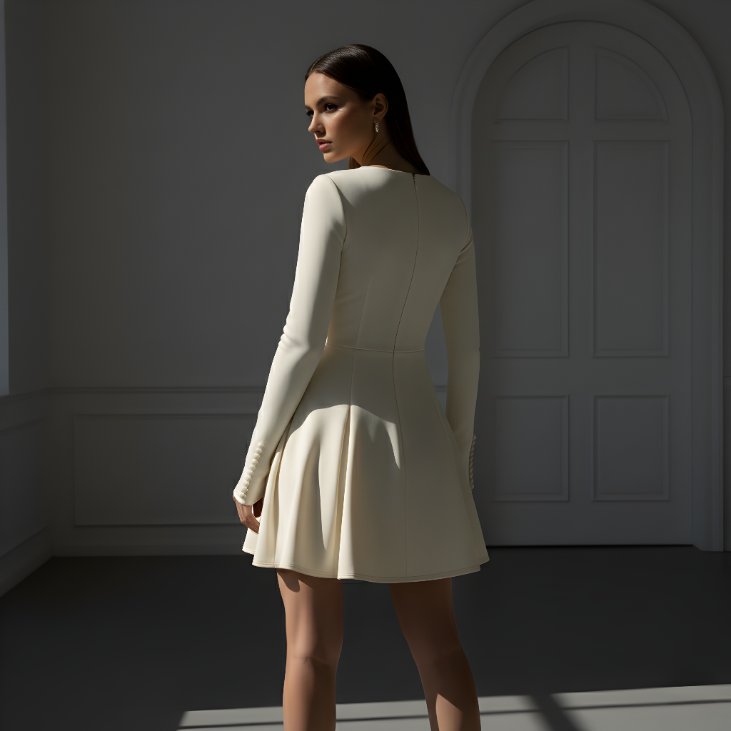 The 'Socialite' Pleat Skirt Dress