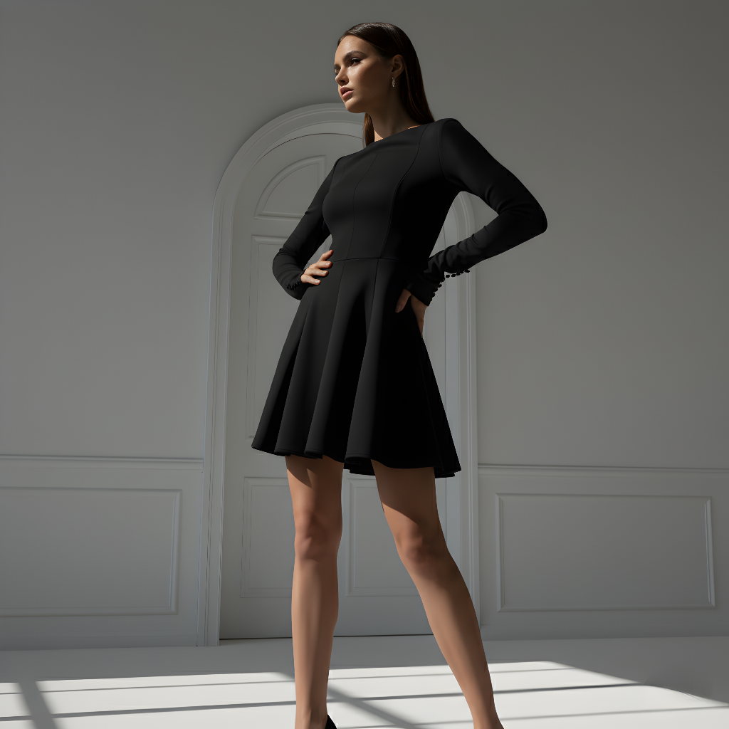 The 'Socialite' Pleat Skirt Dress