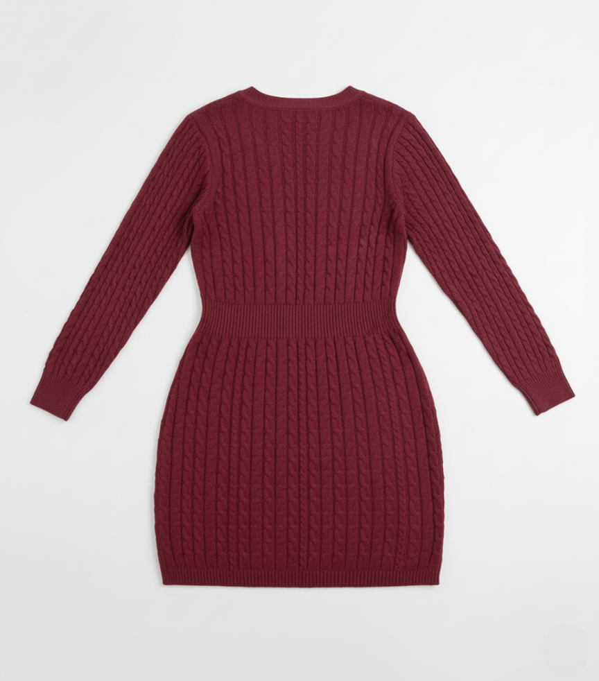 The 'Cozy-Chic' Cut-Out Knit Mini Dress