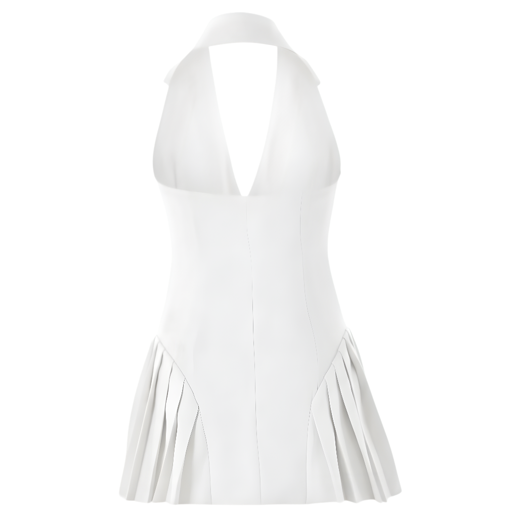 The 'Main Event' Halter Tux Dress