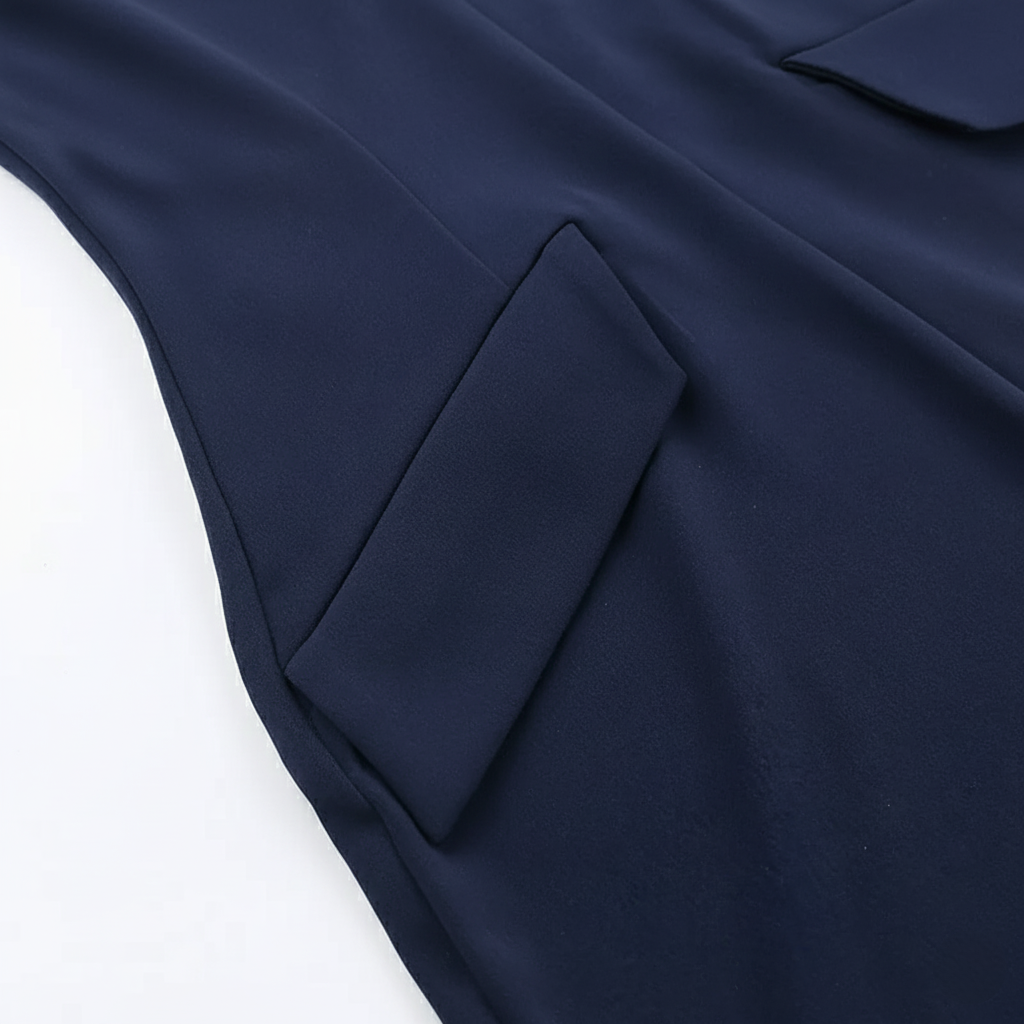 The 'Power Play' Mock Neck Mini Dress