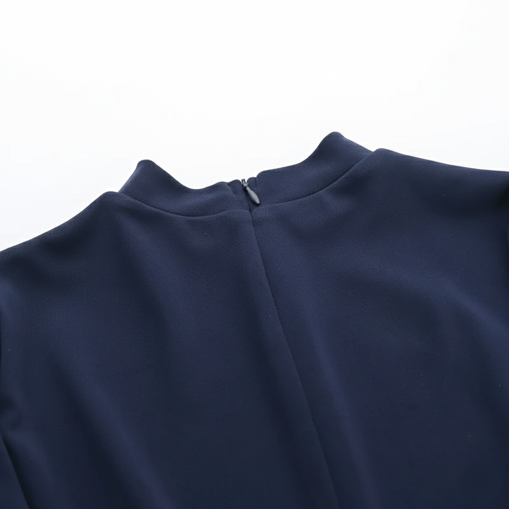 The 'Power Play' Mock Neck Mini Dress