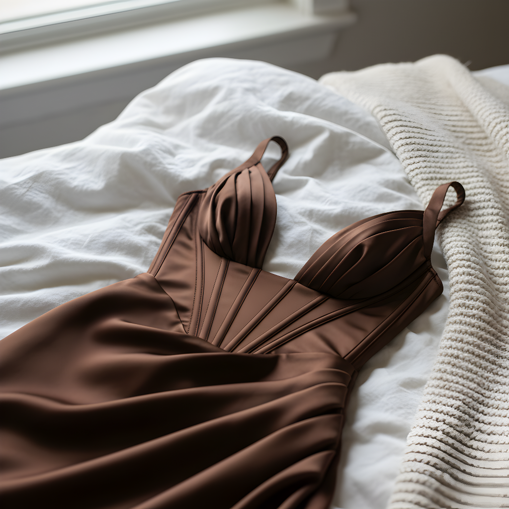 Snatched Satin Corset Dress