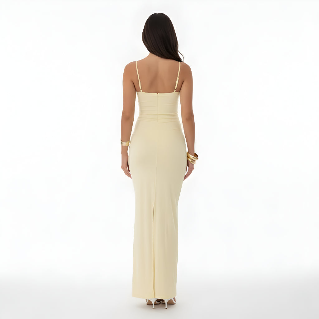 The Goddess Era Cut-Out Maxi Dress