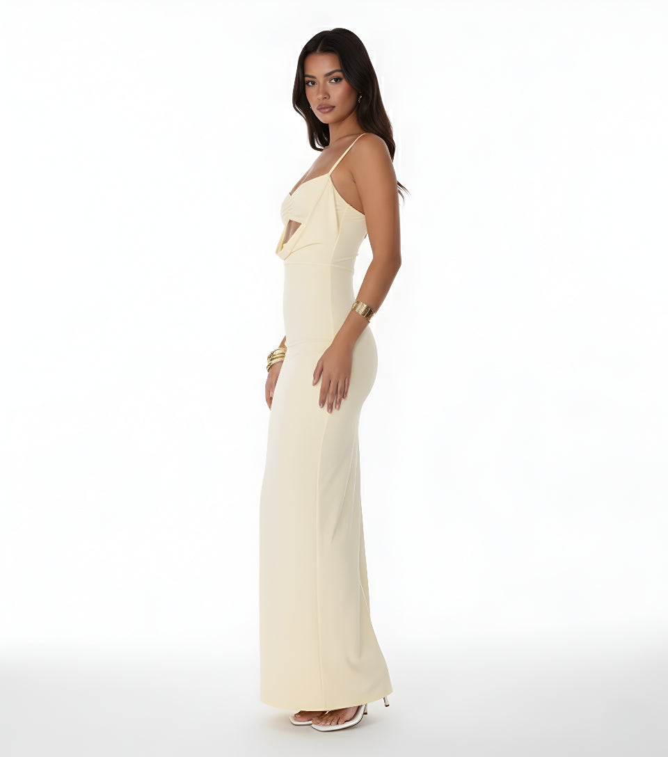 The Goddess Era Cut-Out Maxi Dress