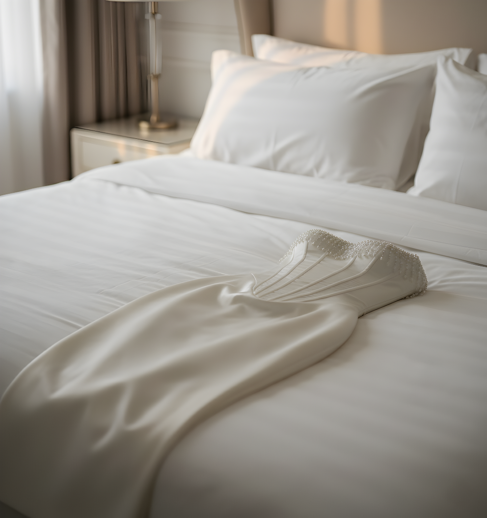 The Celestial Pearl Corset Dress