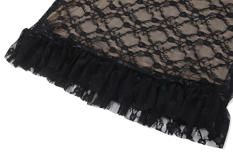 The Midnight Hour Lace Slip Maxi Dress