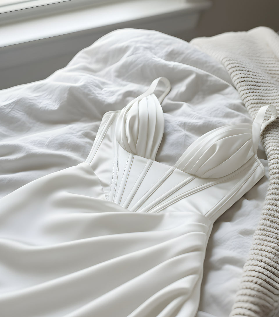 Snatched Satin Corset Dress